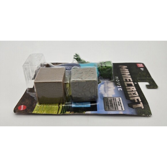 Mattel Minecraft The Movie Zombie Action Figure 2024 Character Toy New - Picture 3 of 7